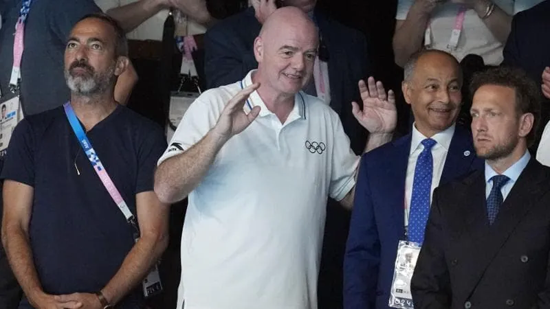 Il presidente della Fifa Gianni Infantino